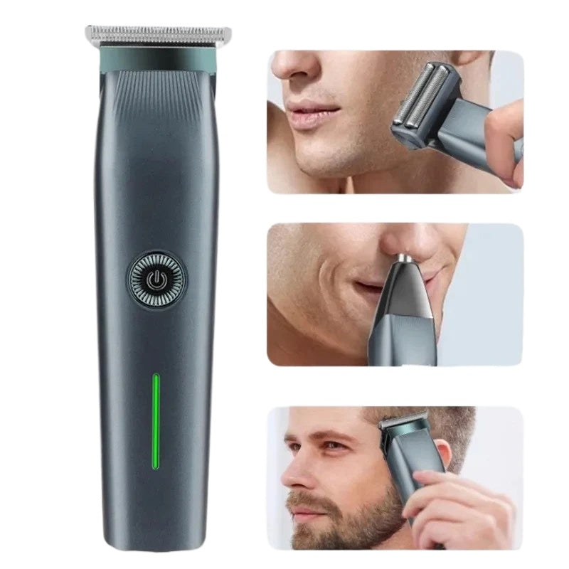 Kemei 3-in-1 Rechargeable Grooming Kit – Shaver, Trimmer & Nose Trimmer km-519A